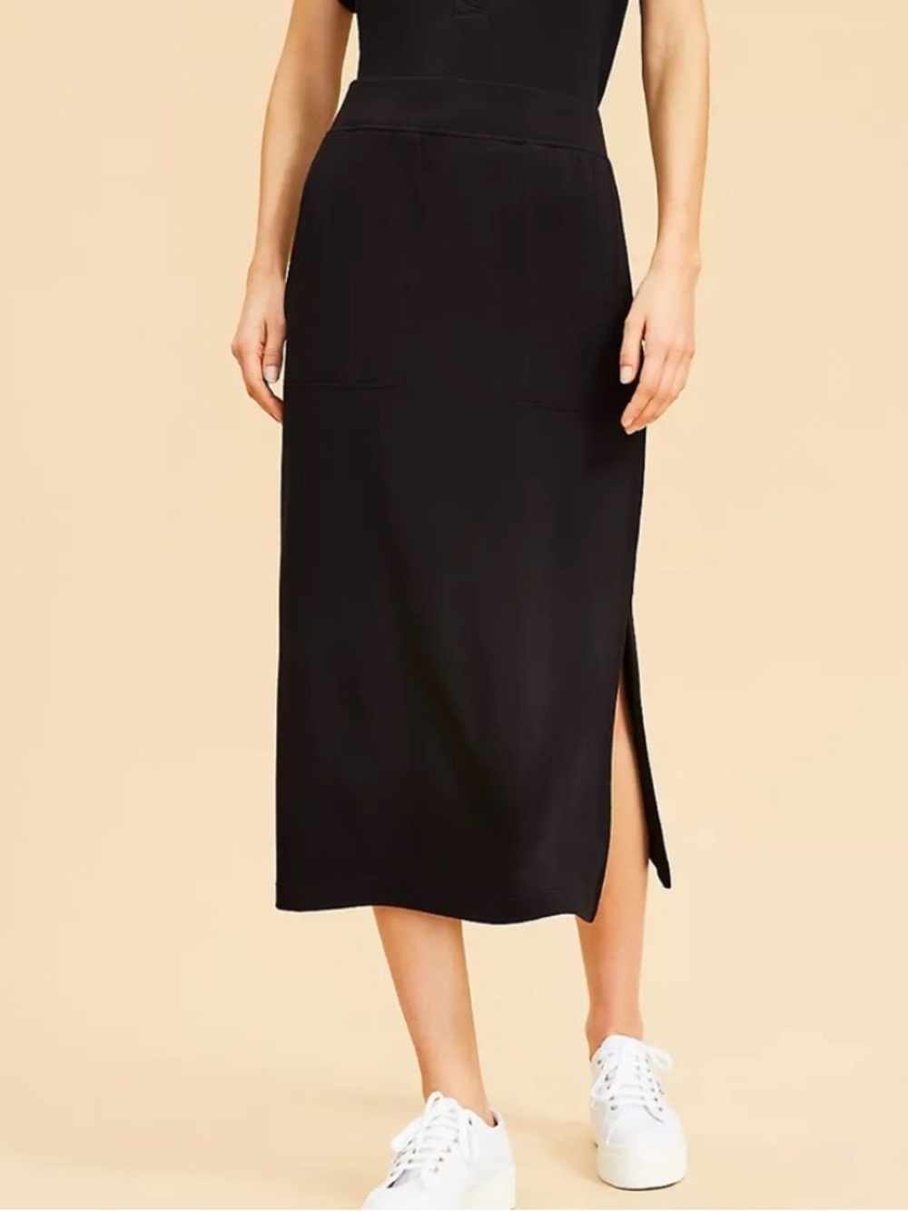 lou and grey signature soft skirt